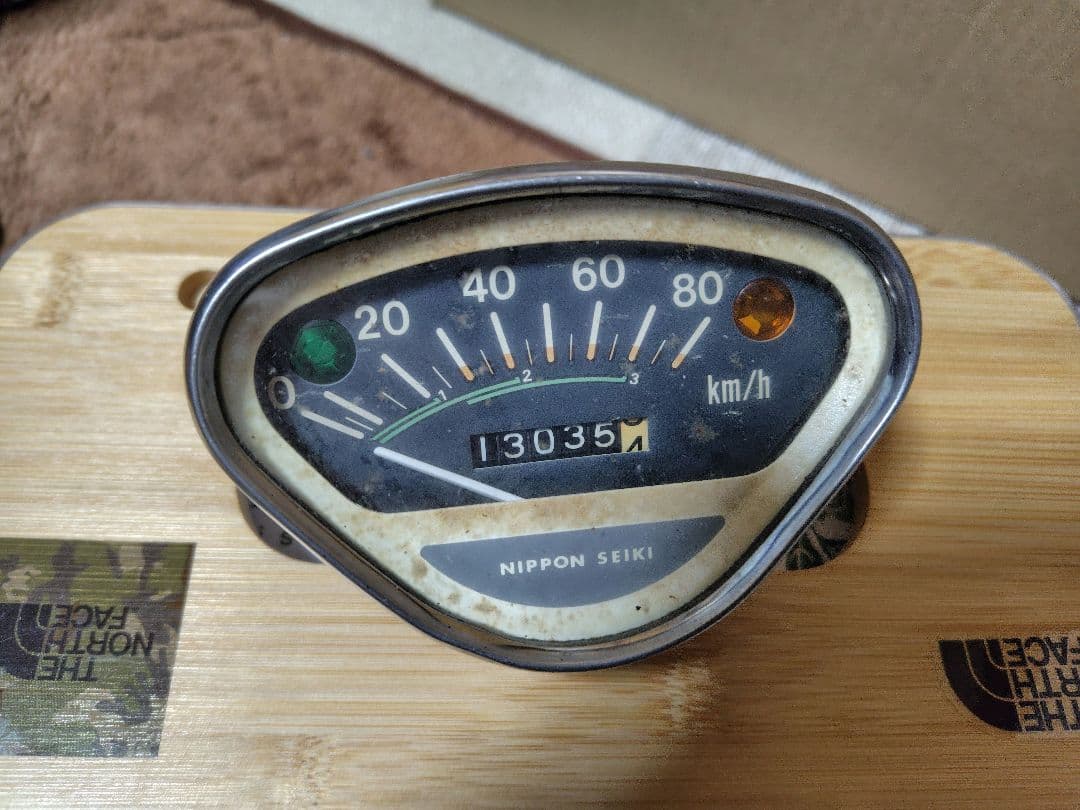 純正　シャリー　DAX　スピードメーター 速度計 80km/h