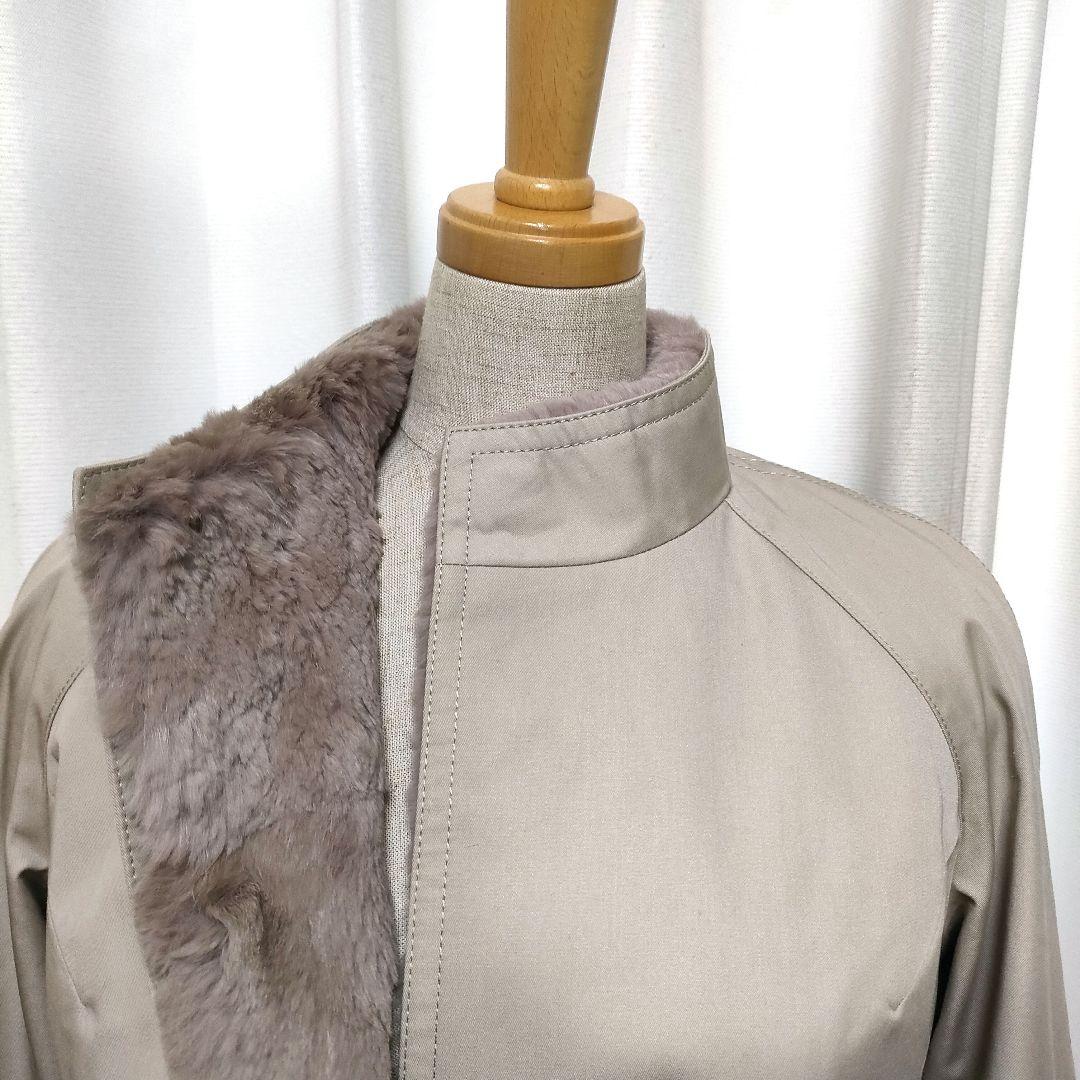 【未使用品】ROTINY FUR Dioren ロティニー スタンドカラーコート