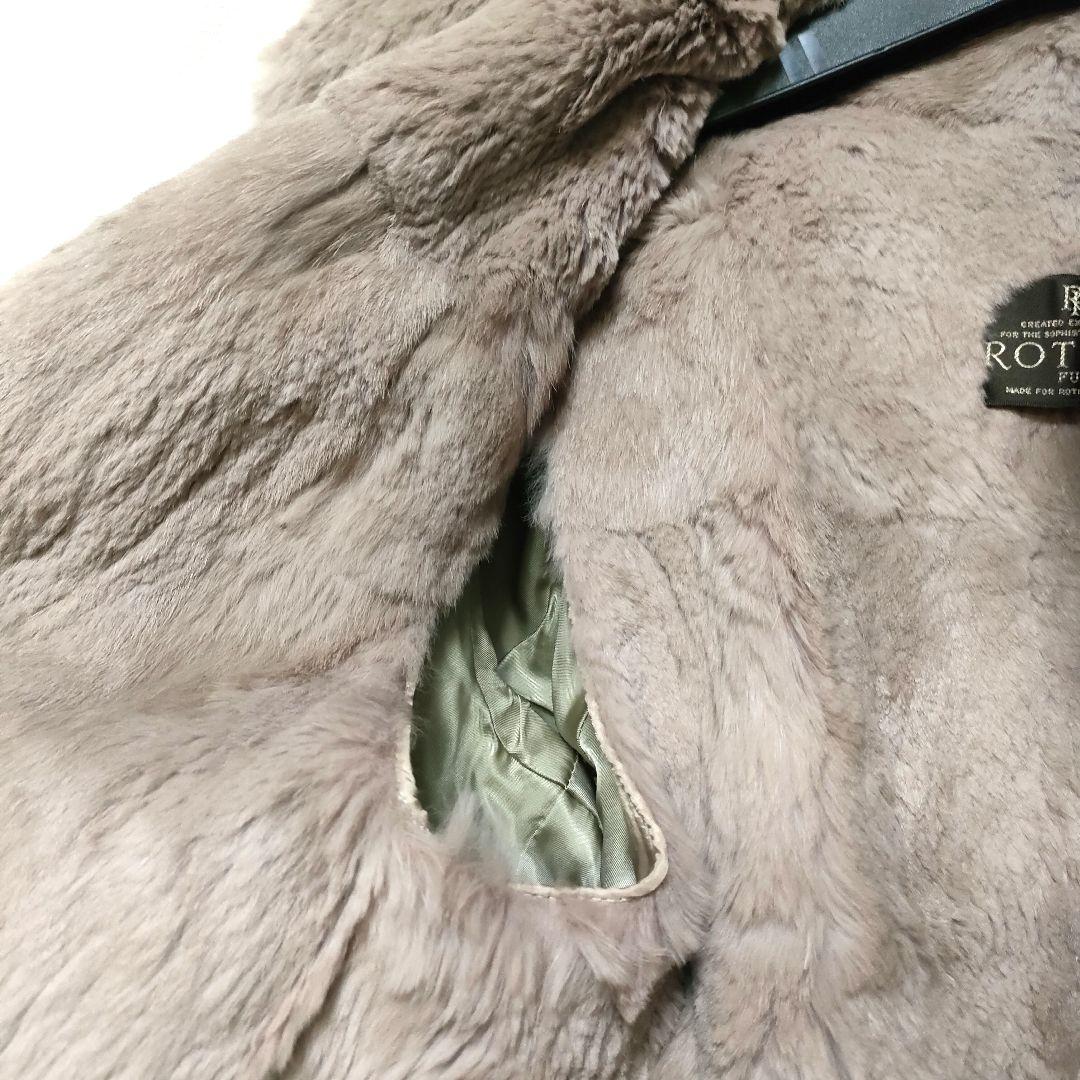 【未使用品】ROTINY FUR Dioren ロティニー スタンドカラーコート