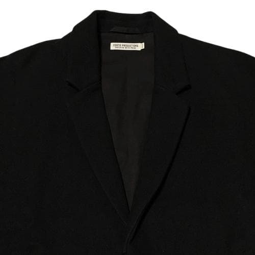 良品 定価70400円 COOTIE ウールモッサ チェスターコート ブラックM