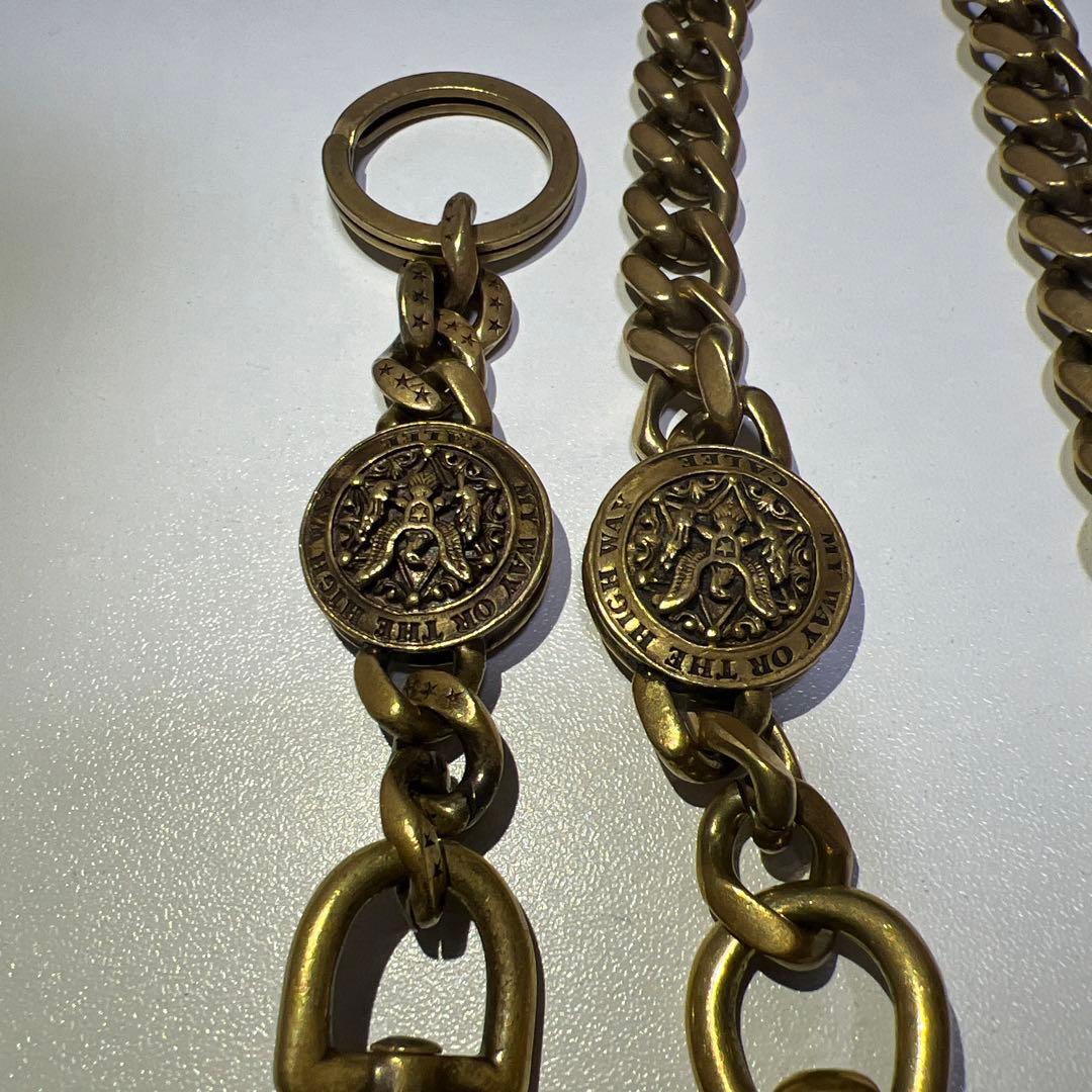 (最終値下げ)CALEE ウォレットチェーン 真鍮