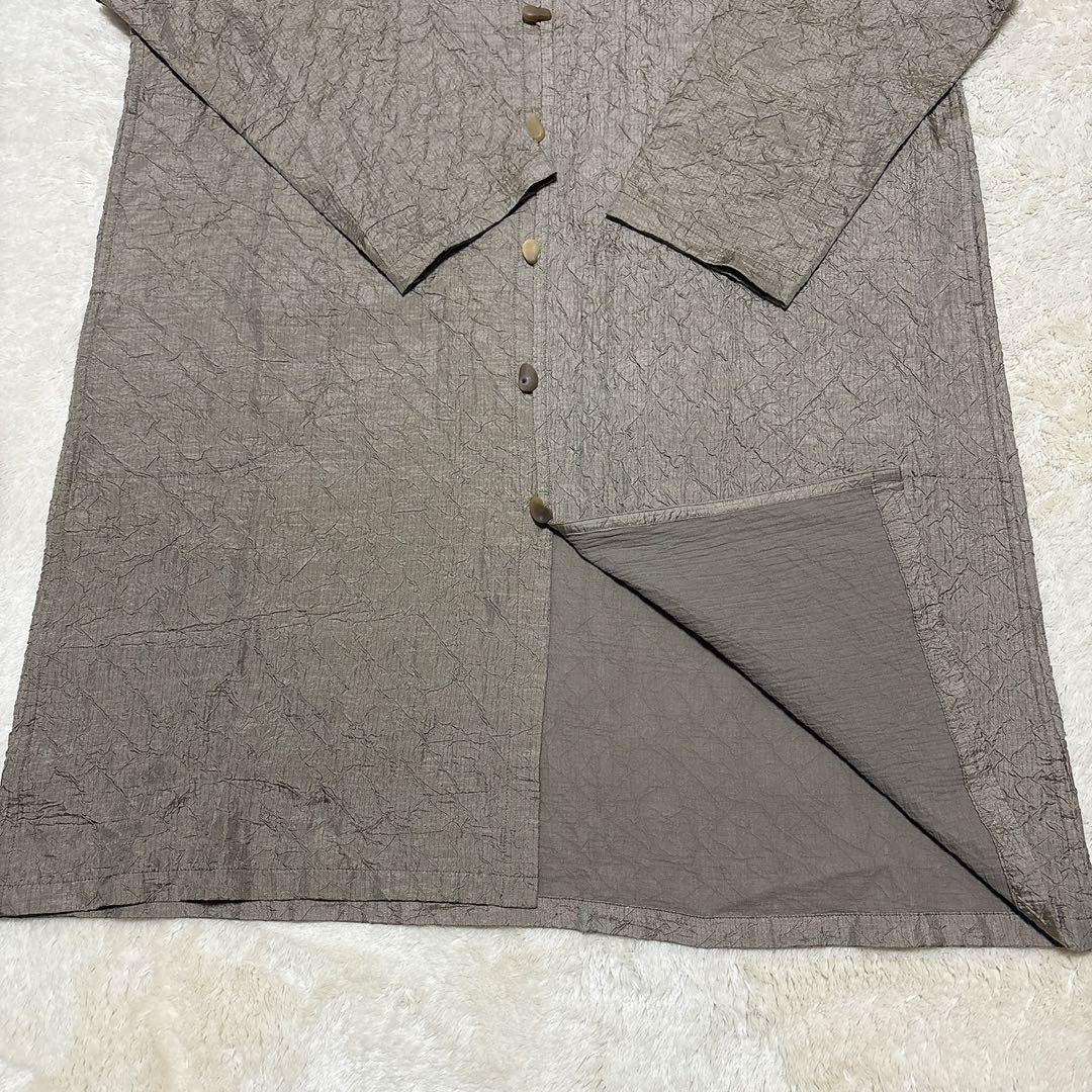 未使用級　ヨーガンレール　シルクコットンダブル　水牛ボタン　24aw 羽織コート