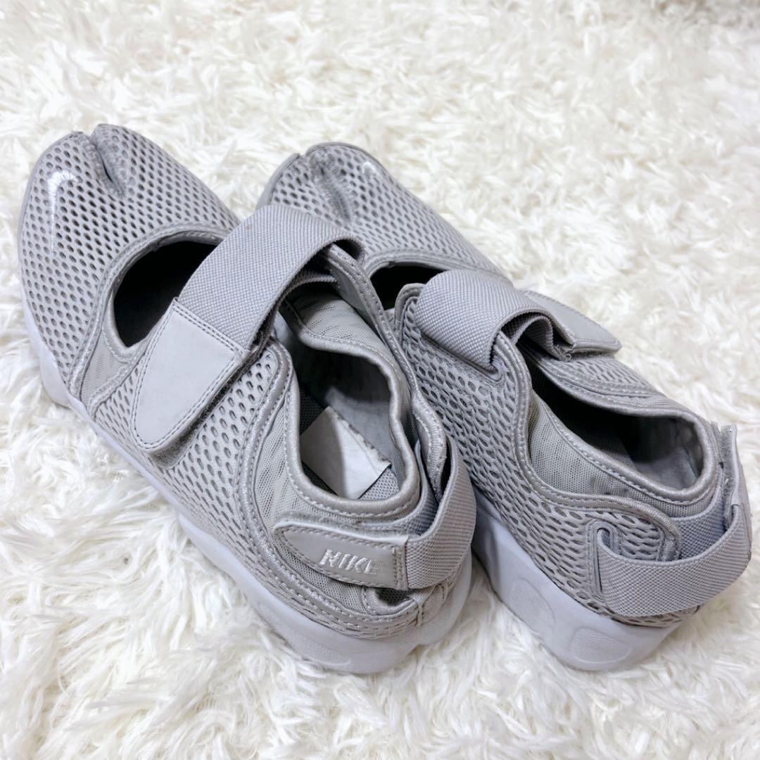 ✨美品✨ナイキ エアリフト ブリーズグレー メッシュ サンダル 足袋 27.0