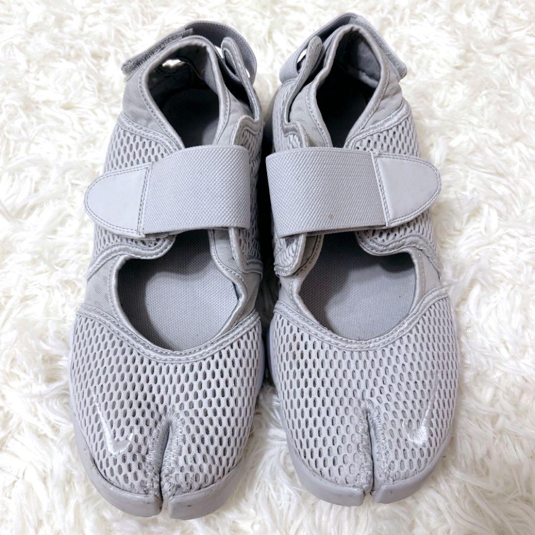 ✨美品✨ナイキ エアリフト ブリーズグレー メッシュ サンダル 足袋 27.0