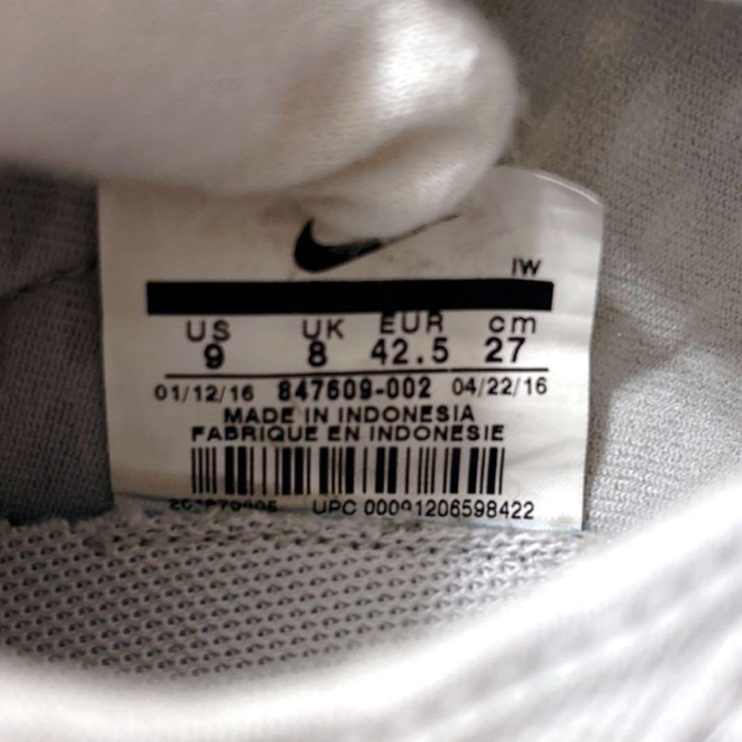 ✨美品✨ナイキ エアリフト ブリーズグレー メッシュ サンダル 足袋 27.0