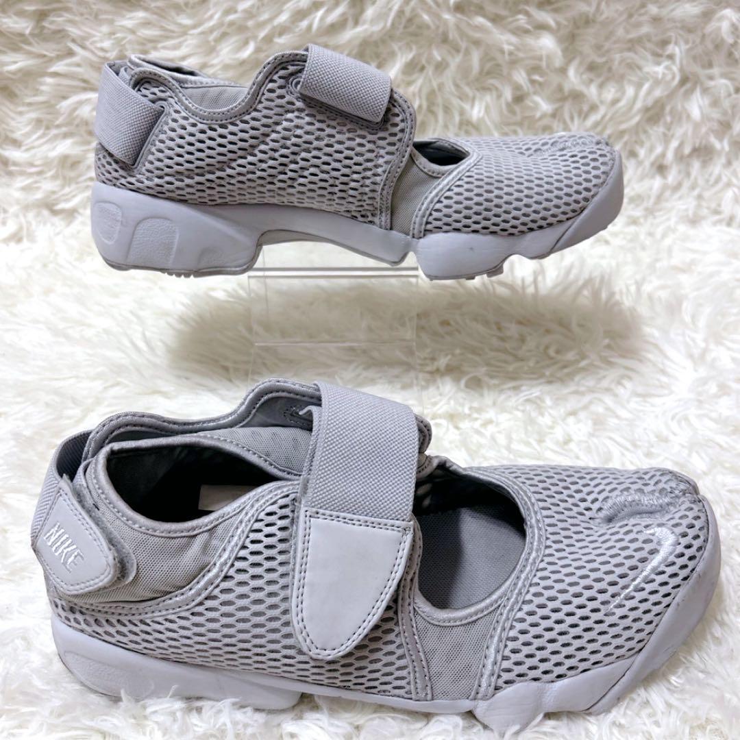 ✨美品✨ナイキ エアリフト ブリーズグレー メッシュ サンダル 足袋 27.0