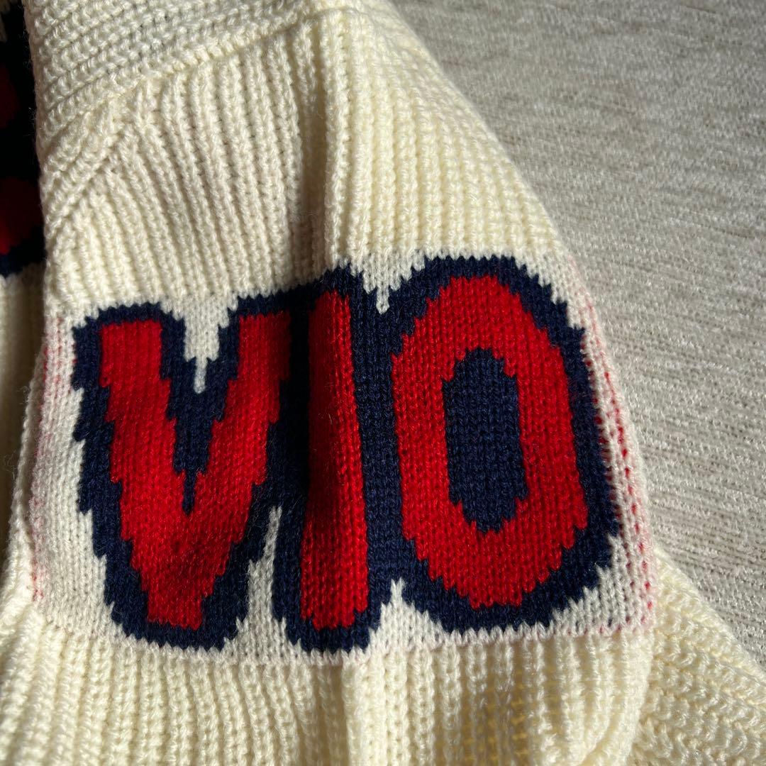 archivio ロゴ入りクリームセーター