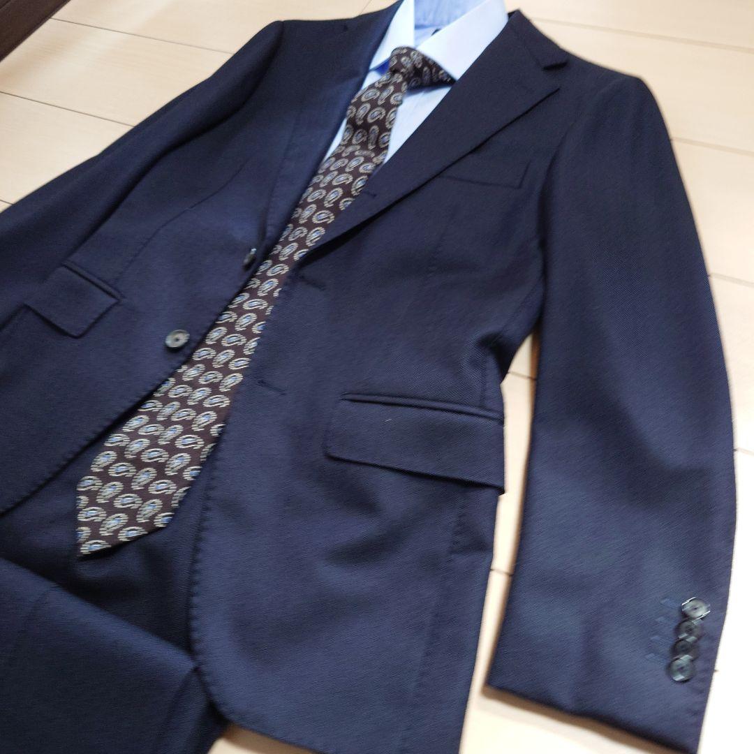 Brillaビームスの定価15万厚手ウールスーツ42