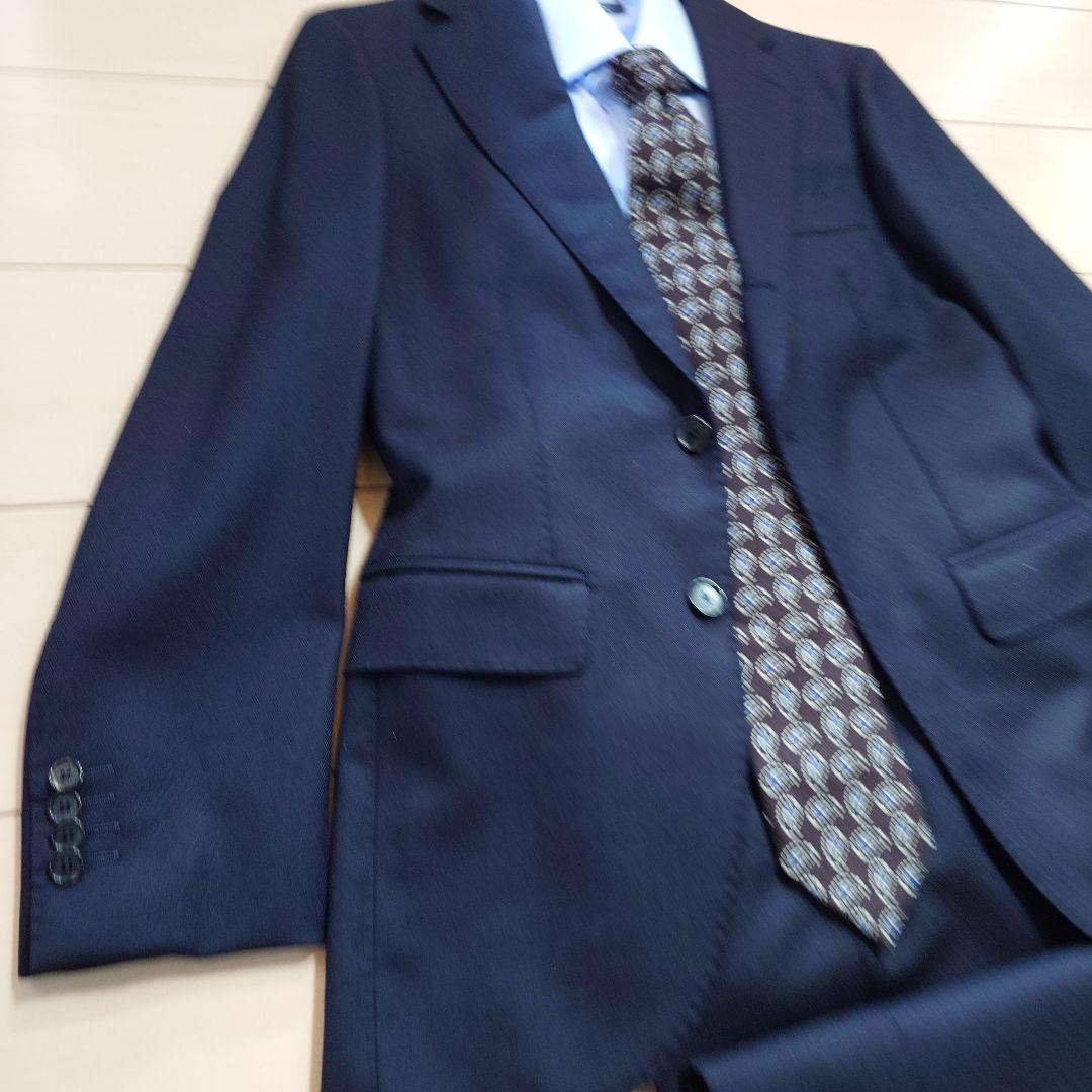 Brillaビームスの定価15万厚手ウールスーツ42