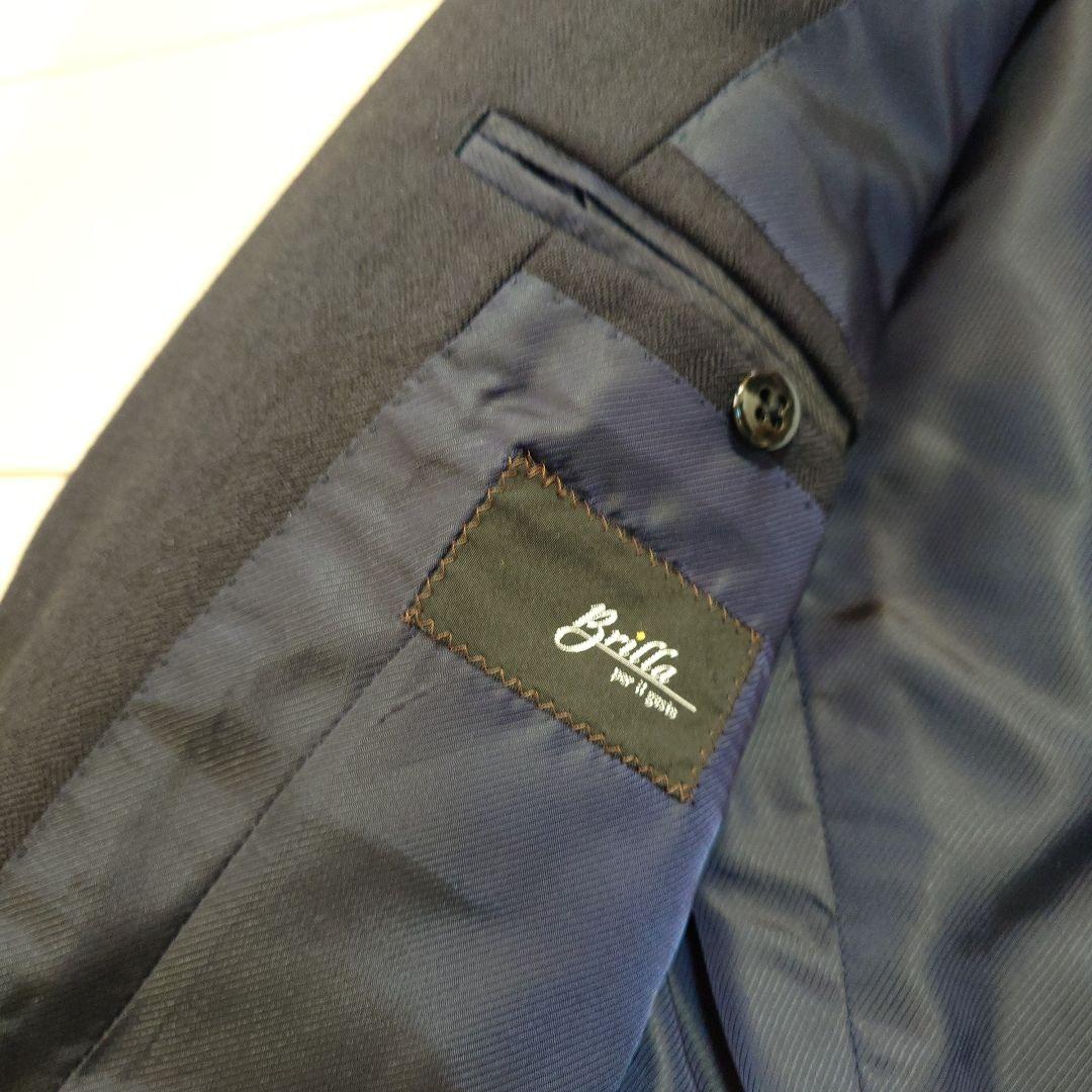 Brillaビームスの定価15万厚手ウールスーツ42