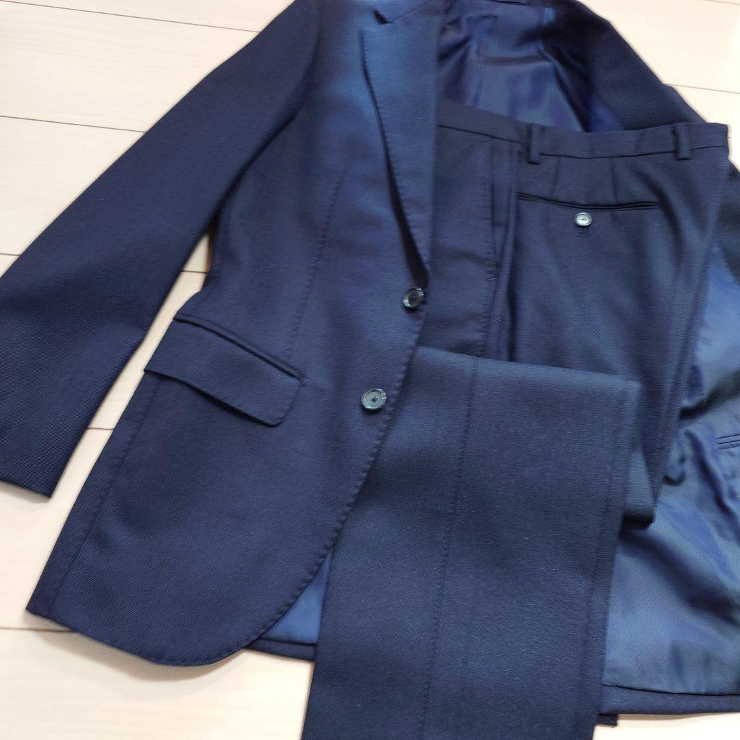 Brillaビームスの定価15万厚手ウールスーツ42