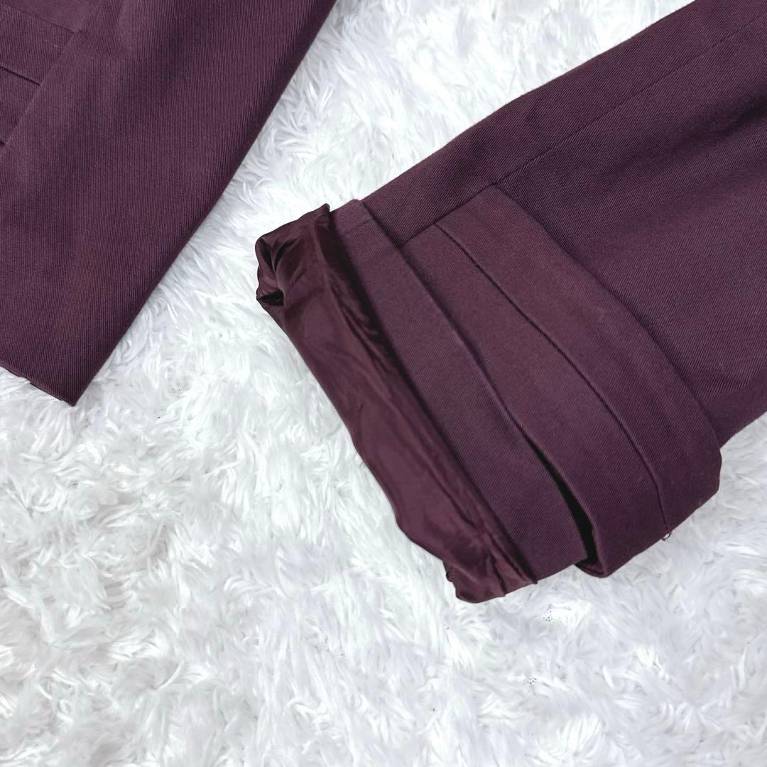 【美品】ジェーンマープル トレンチコート ライナー総柄 ボルドー Aライン