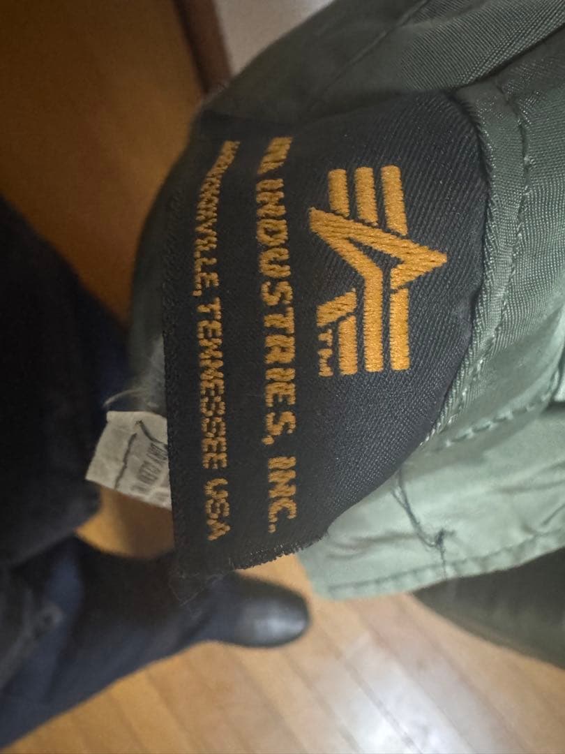\"希少\" ALPHA アルファ　MA-1 Mサイズ　80s USA製