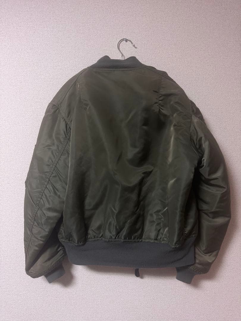 \"希少\" ALPHA アルファ　MA-1 Mサイズ　80s USA製