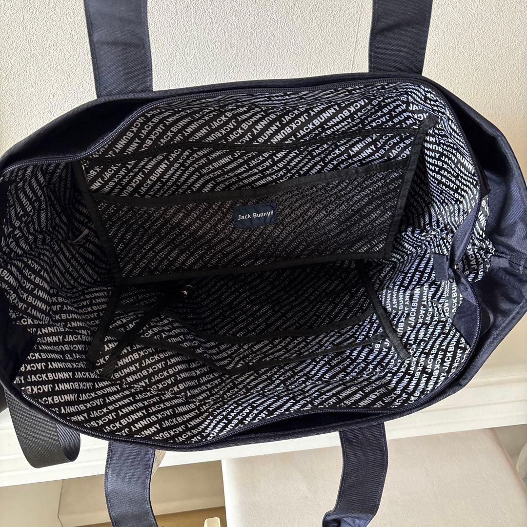 ジャックバニー Jack Bunny!!　トートボストンバッグ ネイビー2025