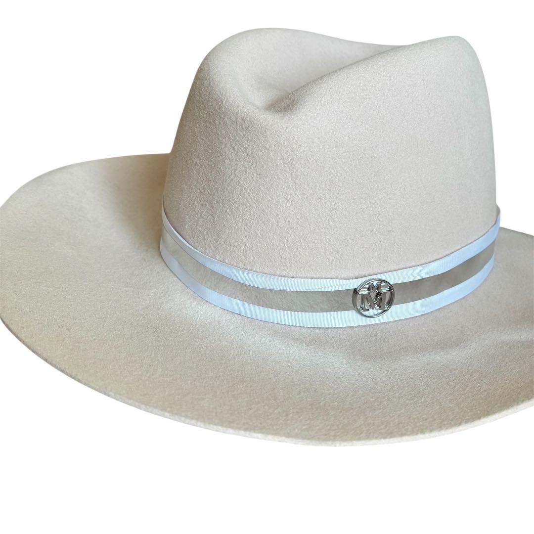 MAISON MICHEL メゾンミシェル フェルトハット M 薄ピンク　新品