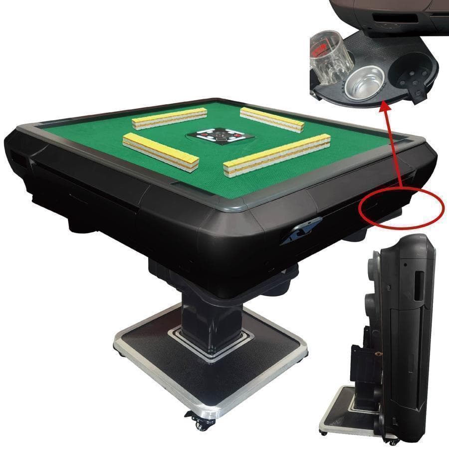 全自動麻雀卓 家庭用 折りたたみ 28mm マットブラック R2120