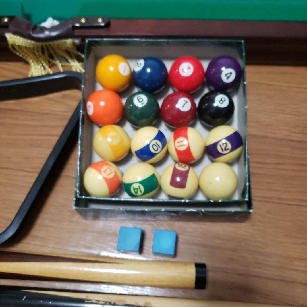 3/18まで送料込み　美品ビリヤードテーブルセット