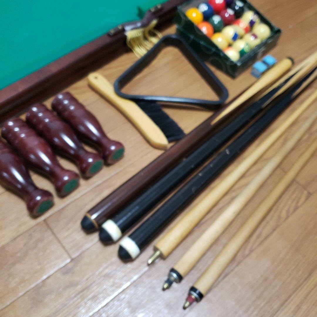 3/18まで送料込み　美品ビリヤードテーブルセット