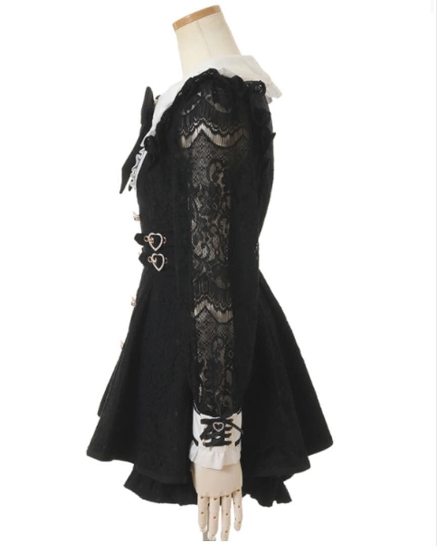 LIZLISA サイドハートバックルレースセットアップ