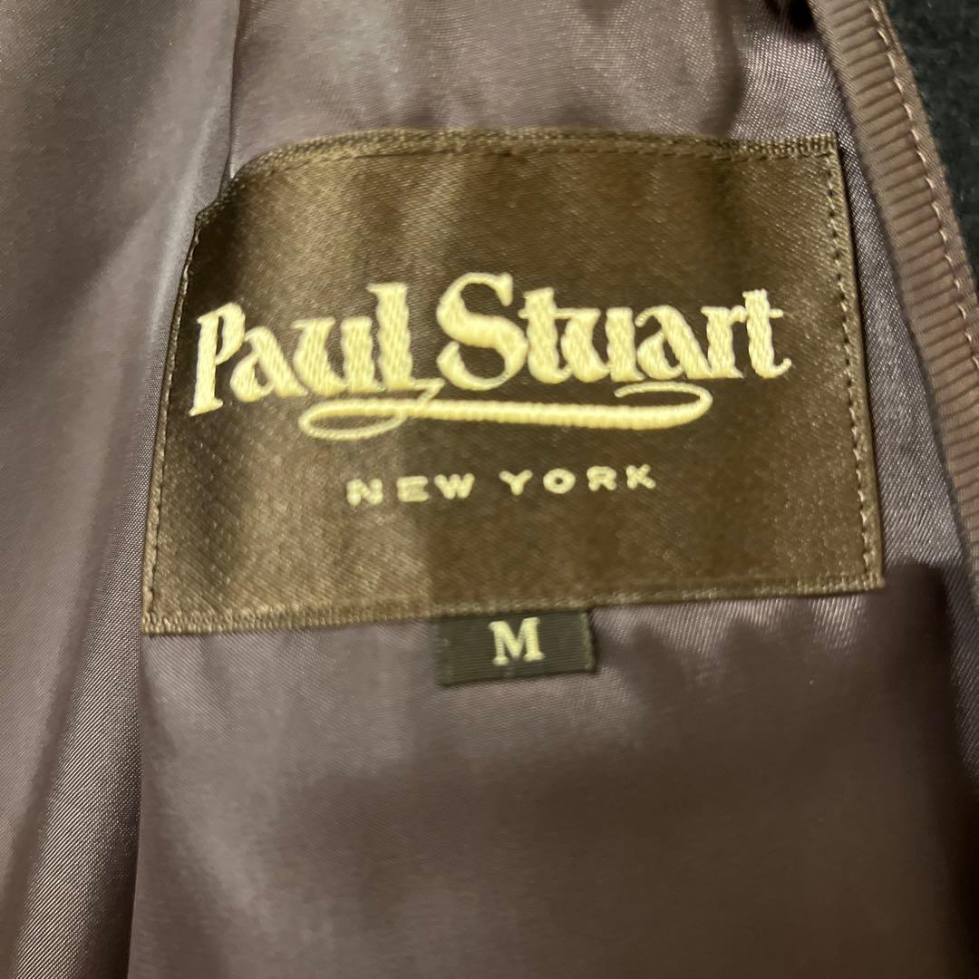 お値下げ美品Paul Stuartポール・スチュアート メンズ アンゴラコートM