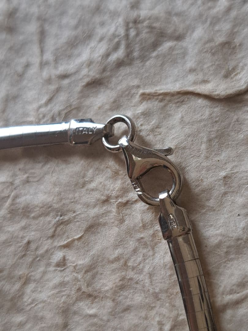 ★専用★　ヴィンテージ　Italy　オメガ　ネックレス　925