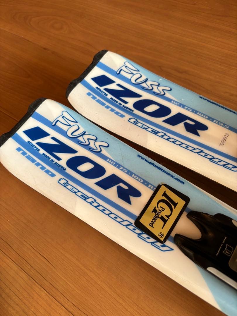 ATOMIC IZOR スキーセット バインディング付き　ポールおまけ