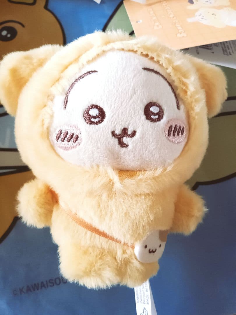 ちいかわ×サンリオ うさぎ 3個セット　ポシェット　ぬいぐるみ　マスコット