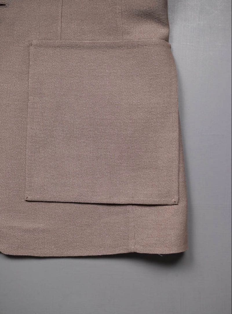 POSTELEGANT ポステレガント 和紙 ウール リバー ジャケット