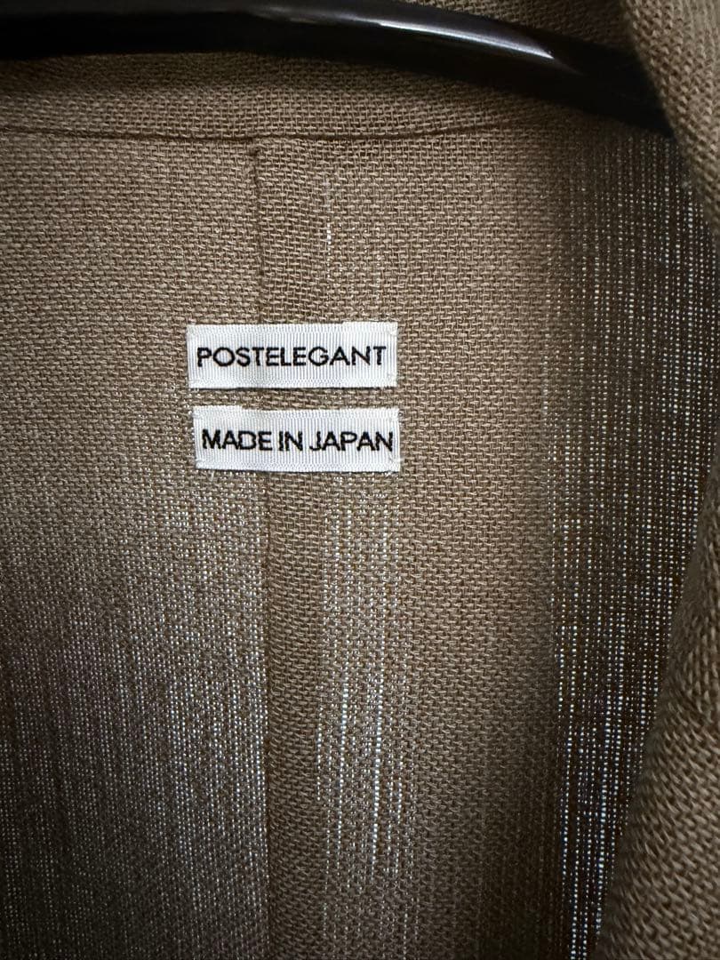 POSTELEGANT ポステレガント 和紙 ウール リバー ジャケット