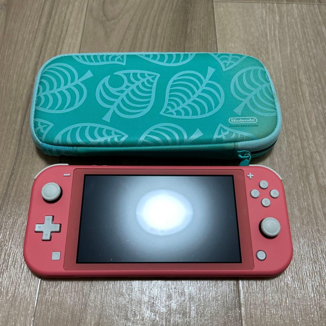 Nintendo Switch Lite コーラル + スマブラソフト+ケース