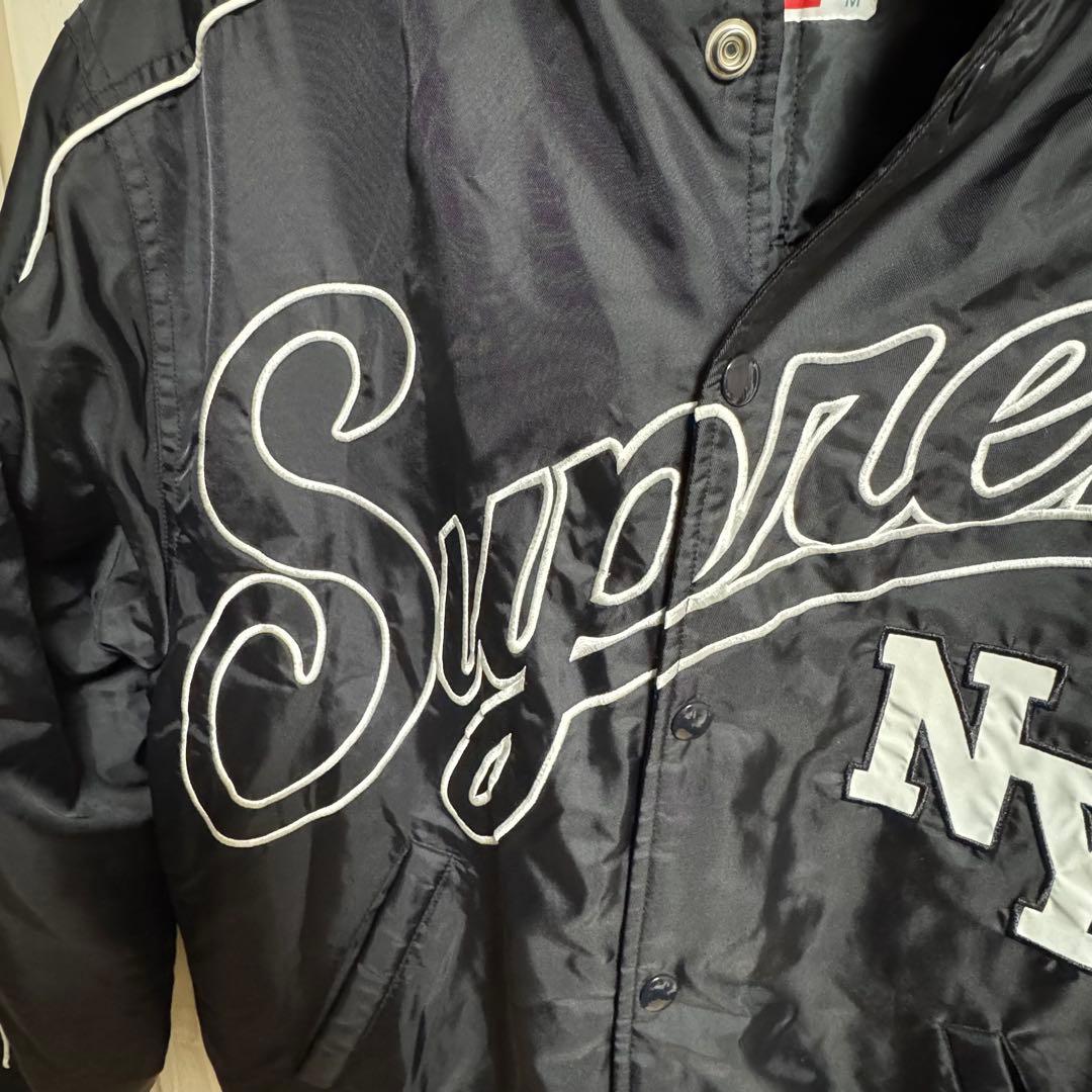 ジャケット・アウター Superme Contrast Script Varsity Jacket