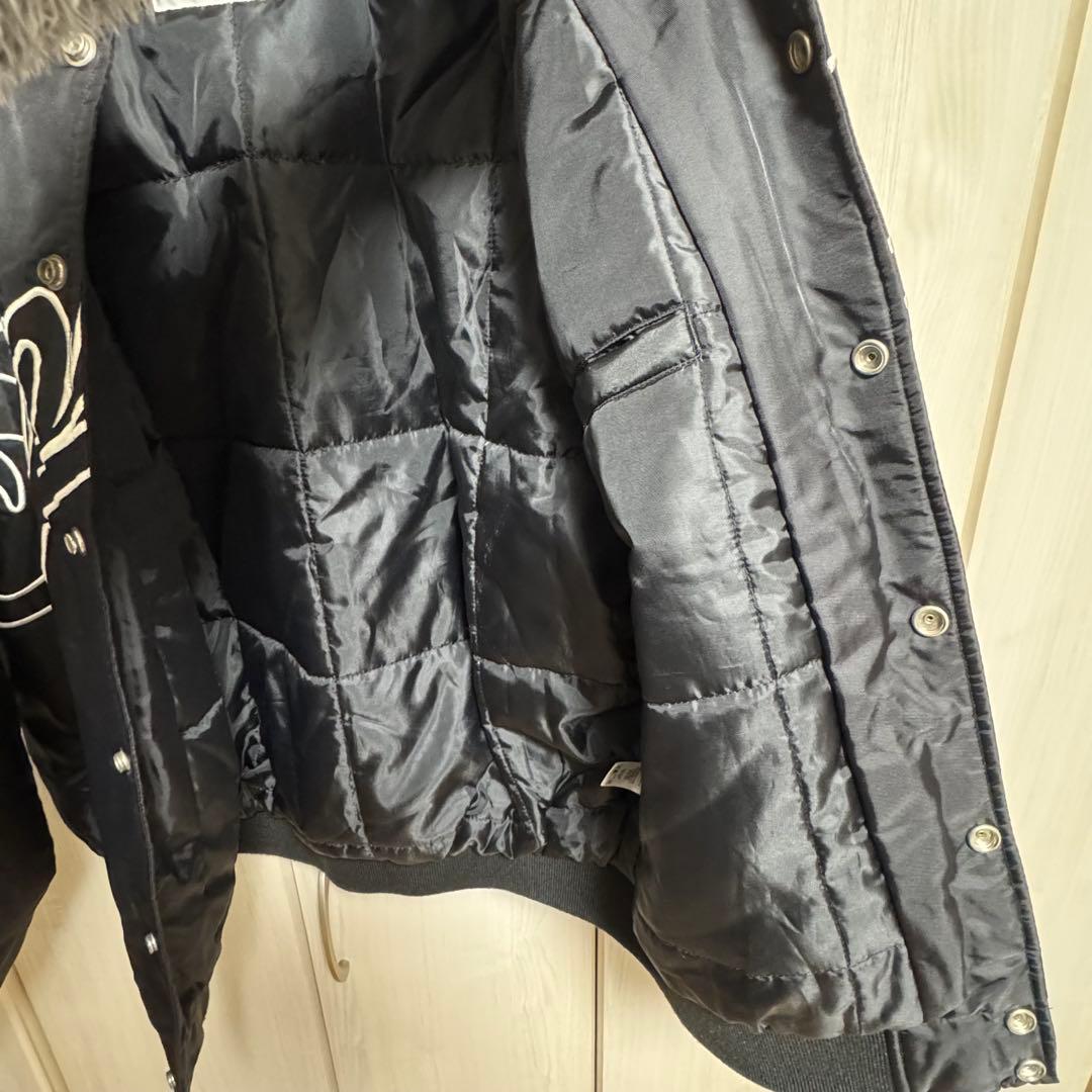 ジャケット・アウター Superme Contrast Script Varsity Jacket