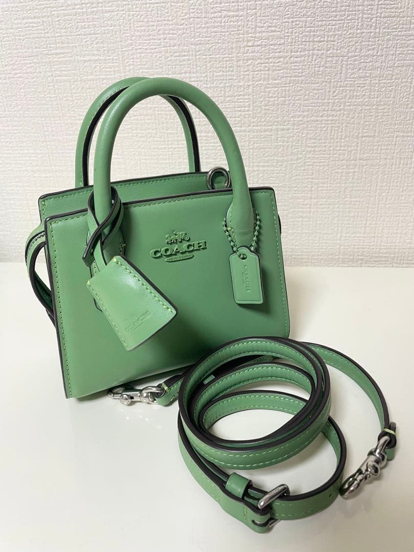 ま*こ様 COACH アンドレア ミニ キャリーオール ショルダーバッグ CO9