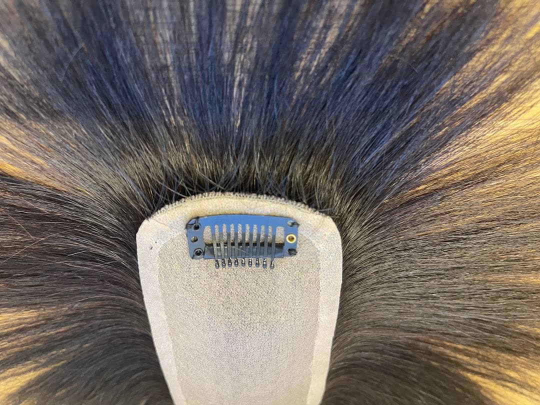 ナチュラルブラック100%レミー毛バランス調整済み部分ウィッグ(予約商品)