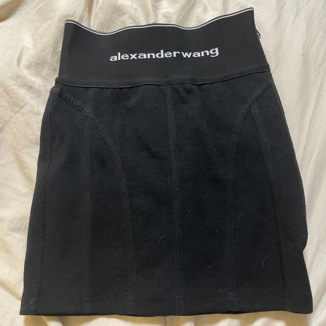 alexanderwang ミニスカート 黒