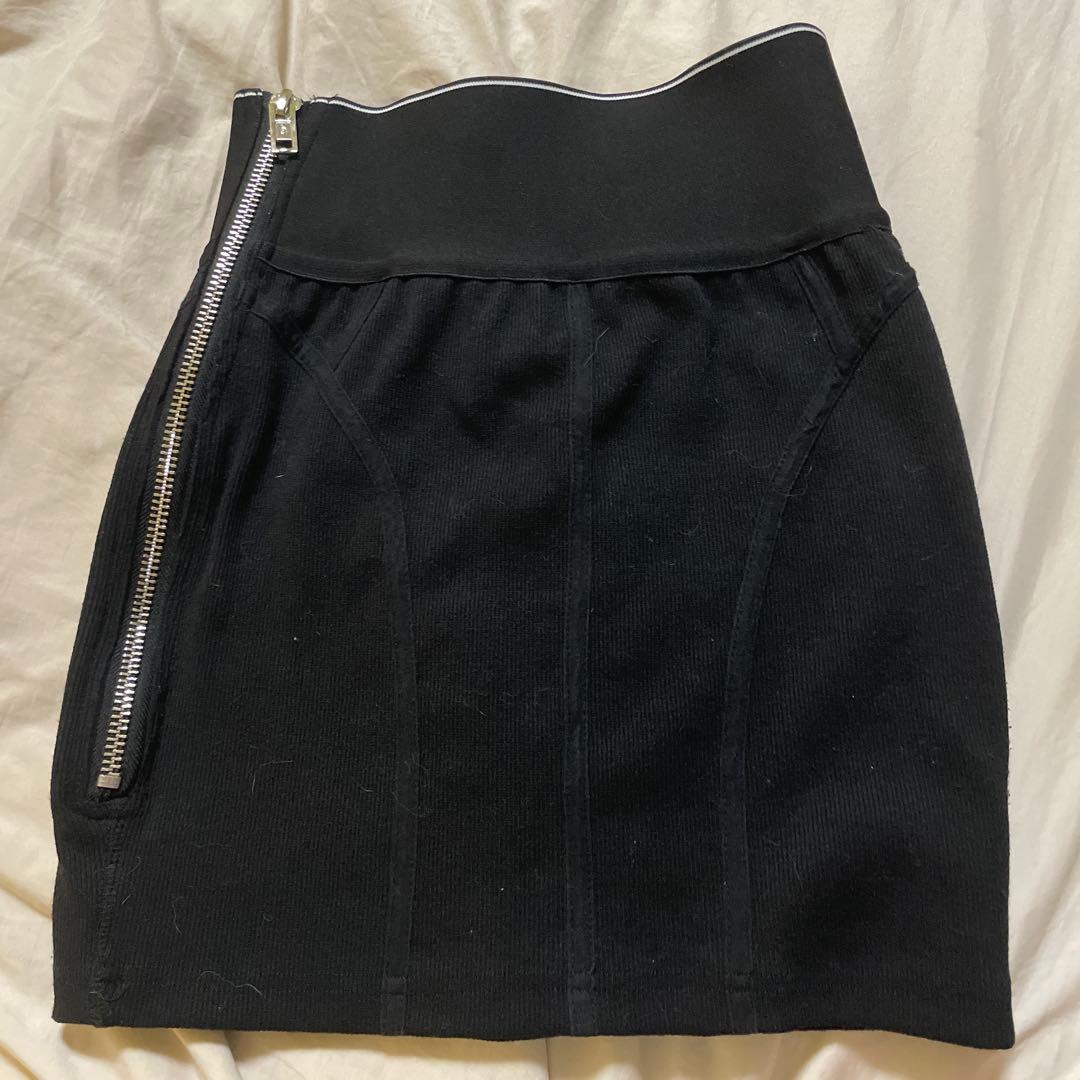 alexanderwang ミニスカート 黒