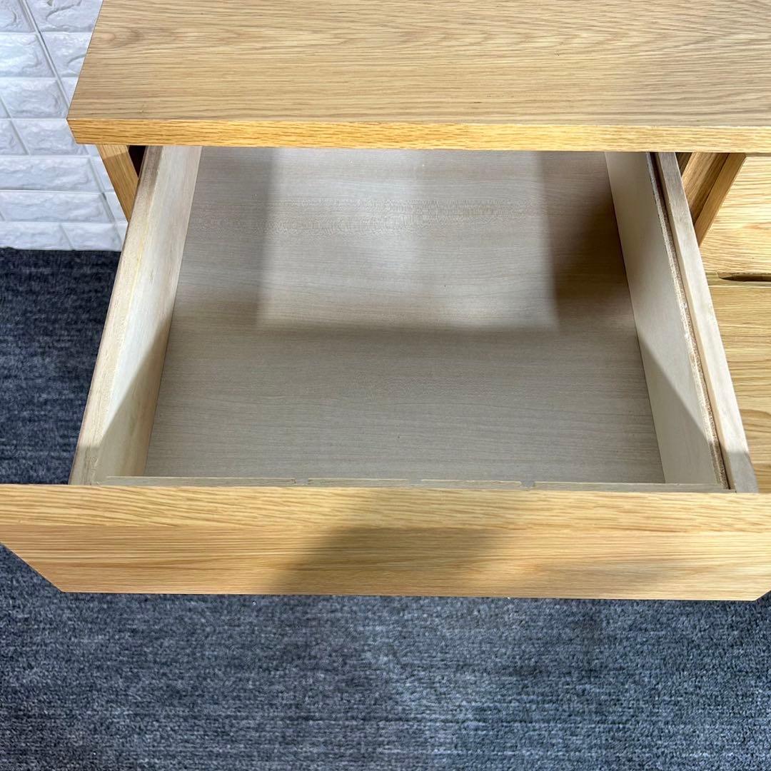 MUJI 無印良品 木製キャビネット 木扉 オーク材 収納家具 G058