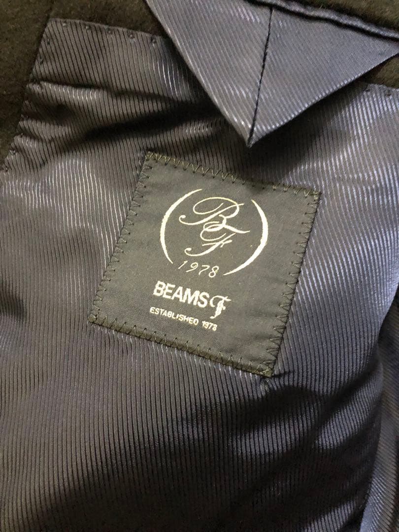 【超美品】BEAMS Fビームスエフ金ボタンネイビーダブルジャケット44秋冬