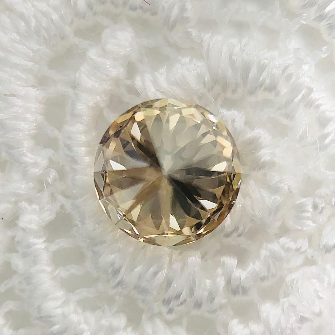 0.298ct Light Brown VS-1 Good ブラウンダイヤルース