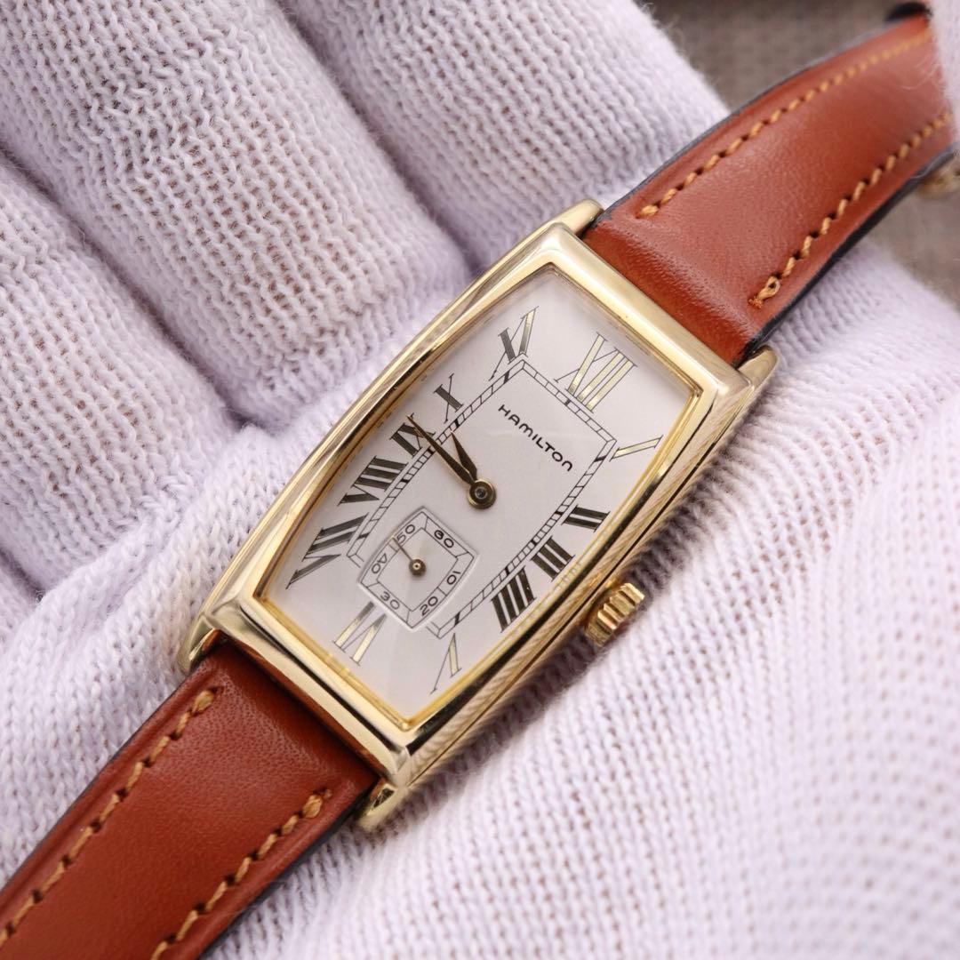 正規品【新品電池】HAMILTON アードモア/6254 動作品 美品 スモセコ