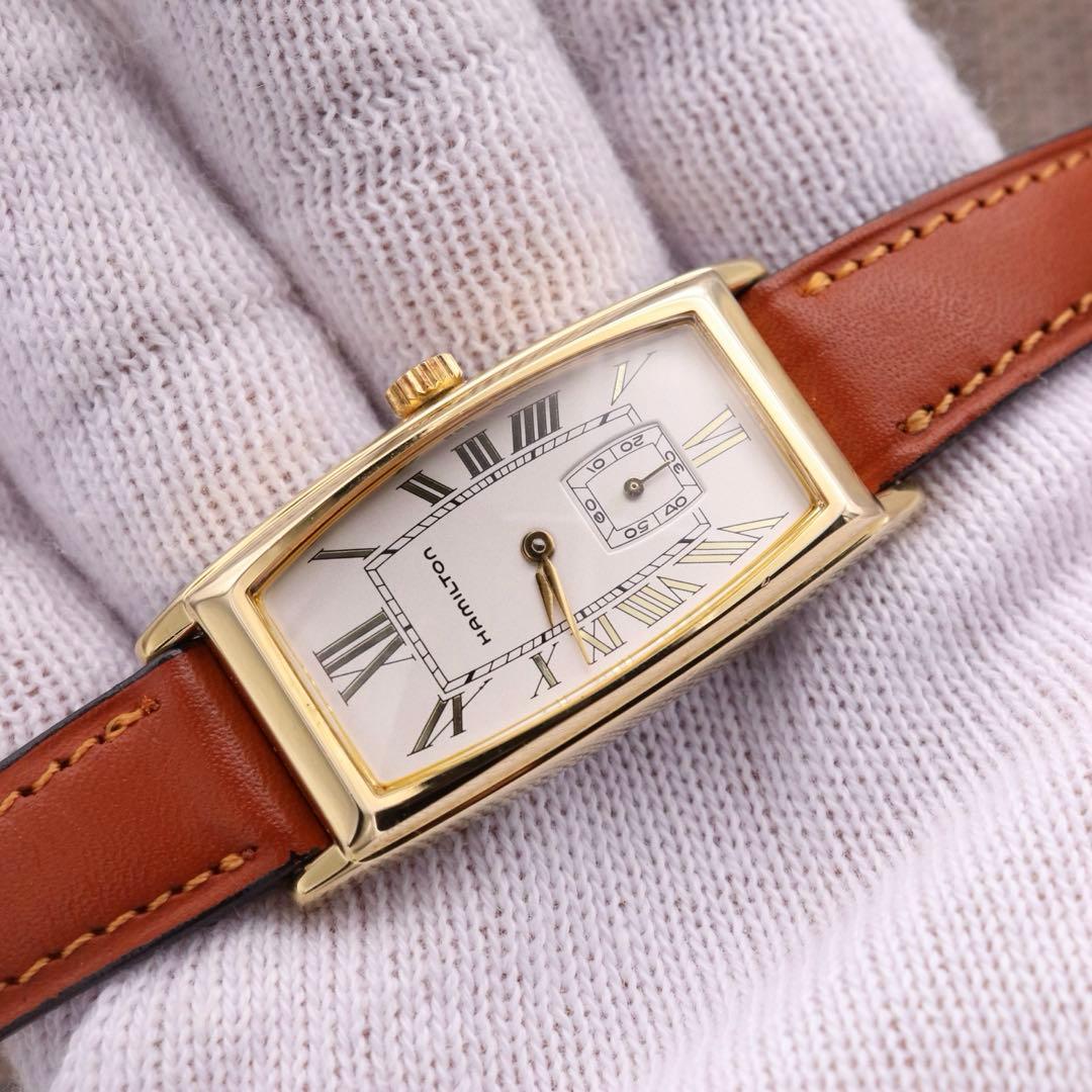 正規品【新品電池】HAMILTON アードモア/6254 動作品 美品 スモセコ