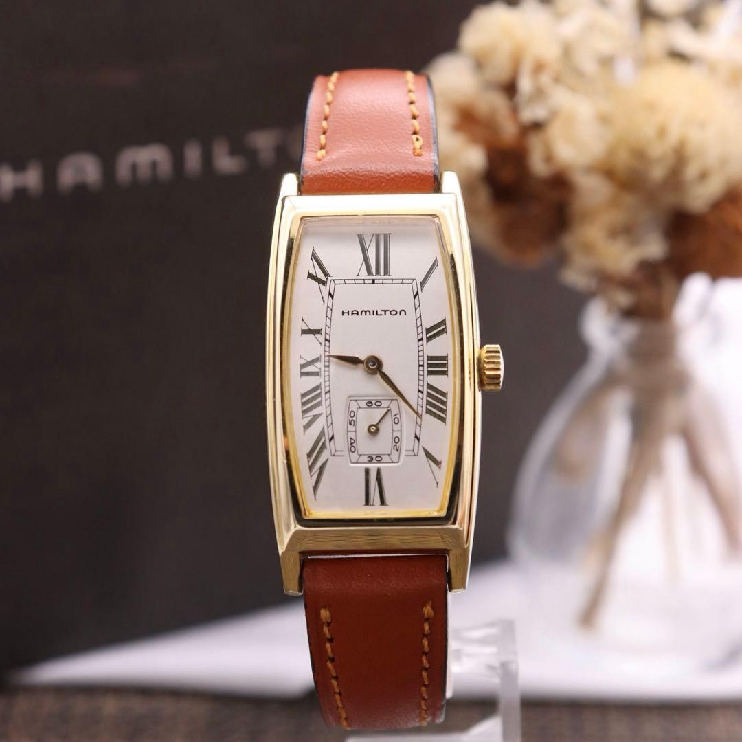 正規品【新品電池】HAMILTON アードモア/6254 動作品 美品 スモセコ