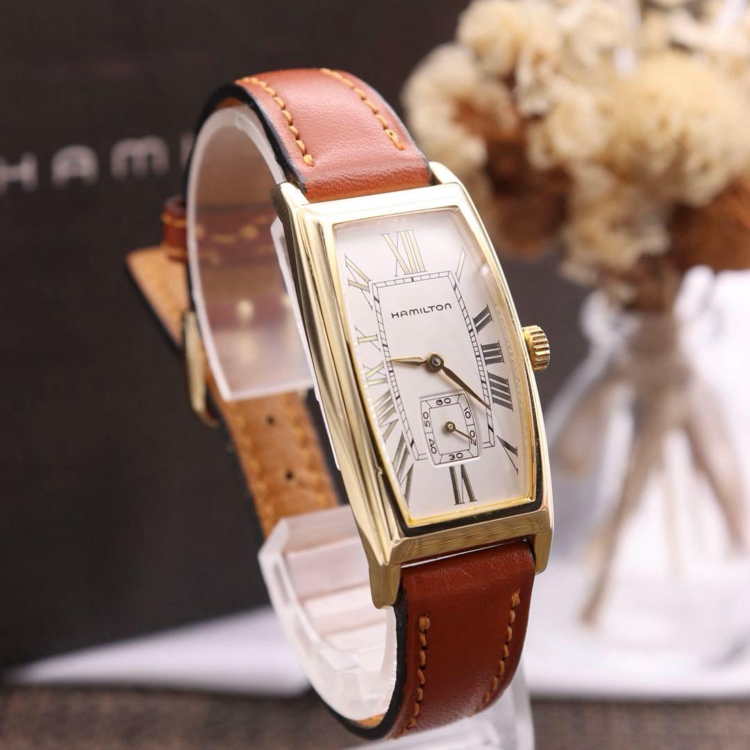 正規品【新品電池】HAMILTON アードモア/6254 動作品 美品 スモセコ