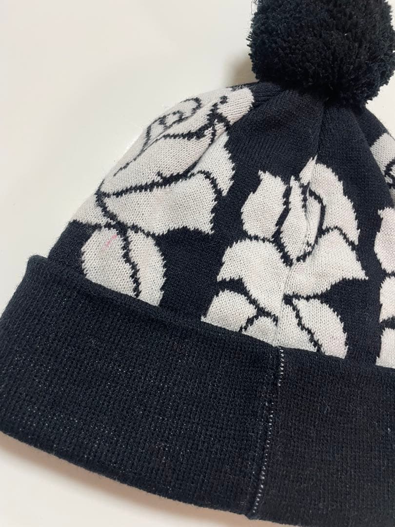 Supreme Rose Beanie ビーニー　ニット帽　ボンボンニット帽