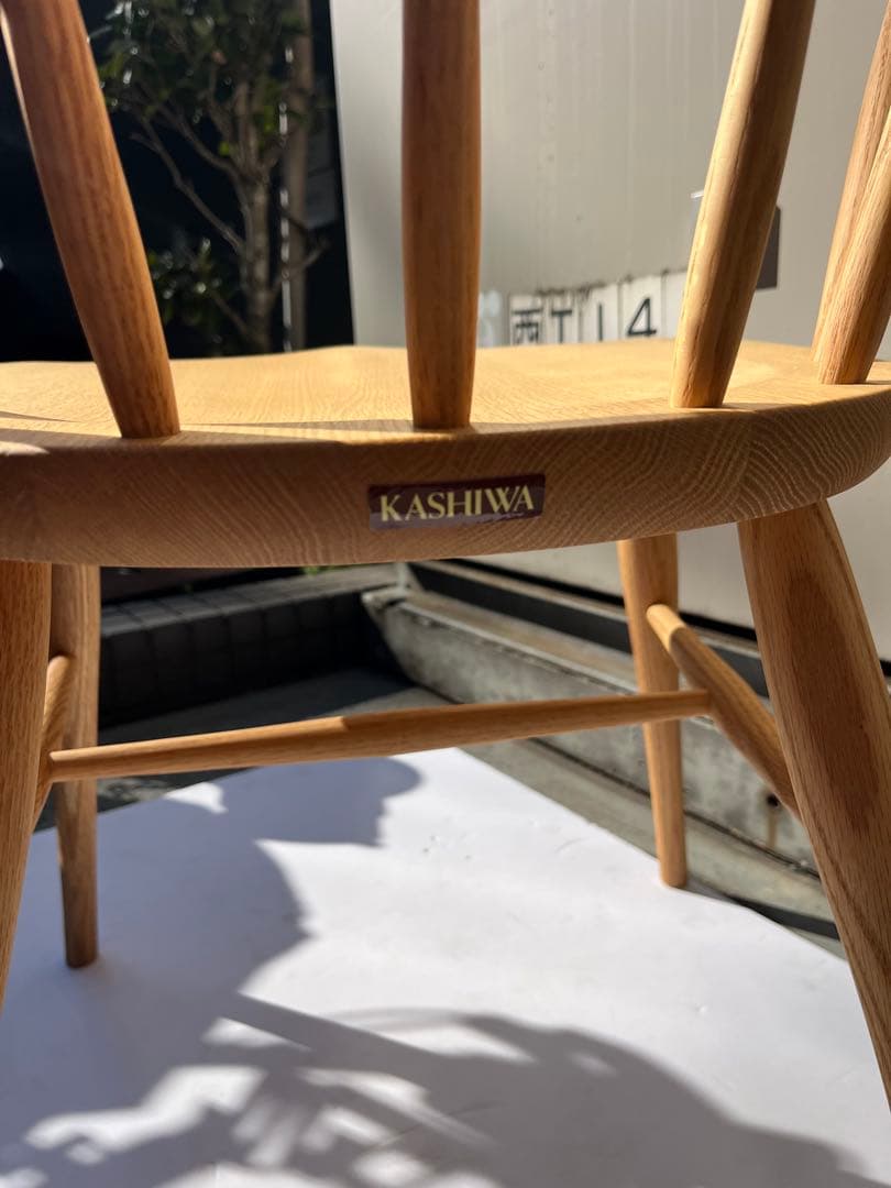 【美品】柏木工 KASHIWA クラウンチェア SC3A ダイニングチェア b