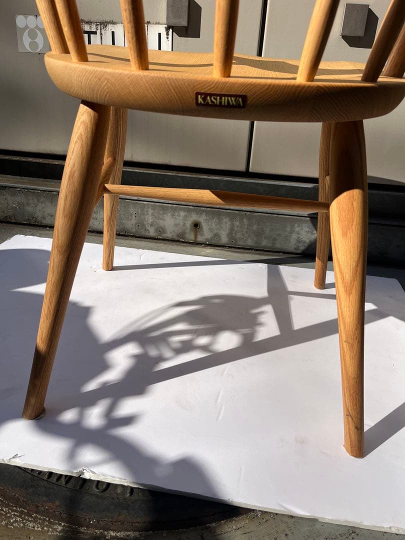 【美品】柏木工 KASHIWA クラウンチェア SC3A ダイニングチェア b