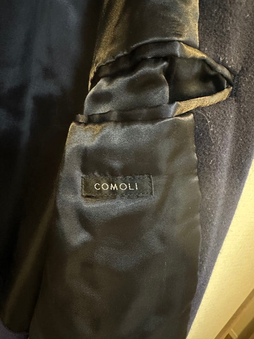 COMOLI ウールカシミヤミリタリーコート22awサイズ1
