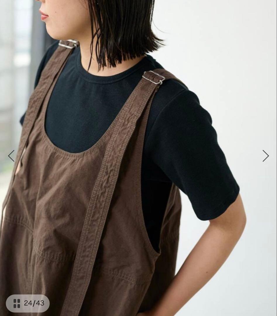 FRAMe WORK. コンパクトウェザーサロペット　38