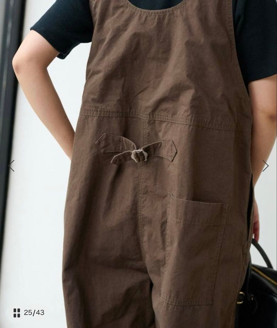 FRAMe WORK. コンパクトウェザーサロペット　38